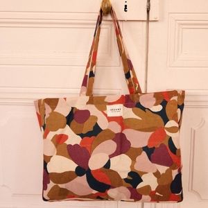 Nwot! Sezane Ines multicolored tote bag